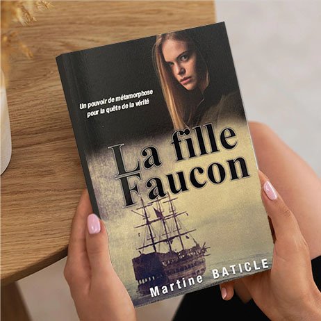 Maquette livre la fille faucon